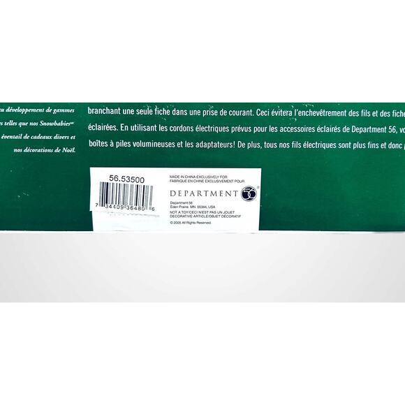 Department 56 Building Accessories Lighting Sys 56.53500 And 3 Cord Set 56.53598 - Picture 4 of 13